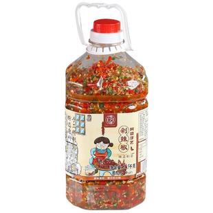 5斤瓶装 湖南剁辣椒青红椒小米辣特辣蒜蓉辣椒酱朝天椒拌饭糟辣椒