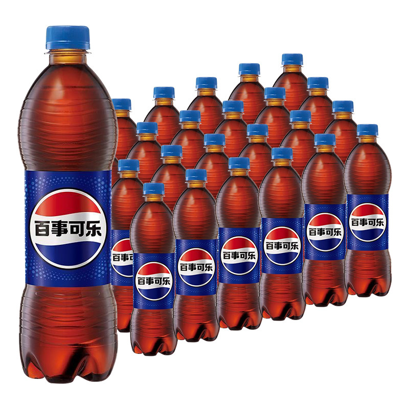 百事可乐300ml/500ml/600ml*24瓶整箱瓶装碳酸饮料汽水可乐