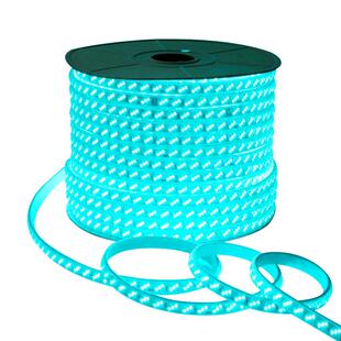 超亮led灯带冰蓝光户外防水灯带条冷蓝色浅蓝光KTV招牌软灯条220V