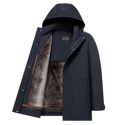 梦特娇90鹅绒亲肤保暖商务羽绒服