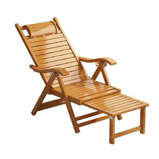 阳台可折叠躺椅可坐可躺午睡椅家用休闲老人靠背椅便携午休懒人椅