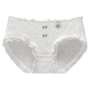 10A抑菌加长裆A类婴儿棉纯棉内裤小清新田园少女风无痕三角短裤