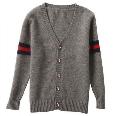 保暖百搭羊毛开衫儿童毛衣秋冬季