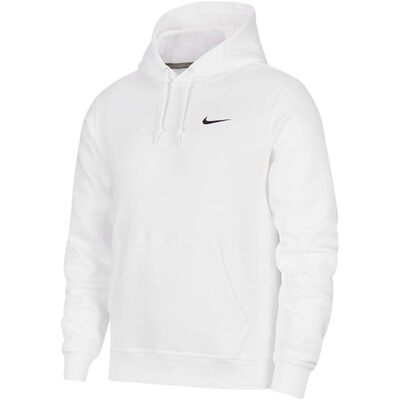 刺绣LOGO男子加绒针织连帽