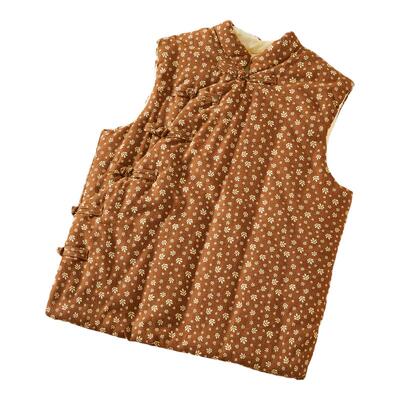 成人女士秋冬季棉花马甲坎肩背心