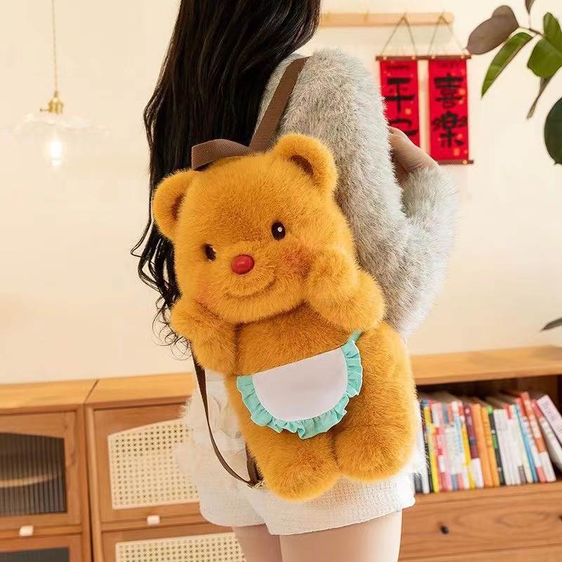 网红可爱奶油小熊公仔礼物礼物卡通娃娃送毛绒玩具玩偶摆件女友