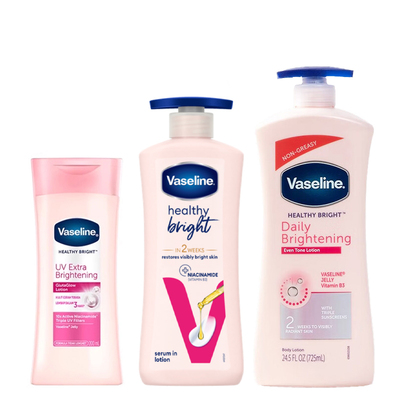 【保税仓直发】凡士林Vaseline烟酰胺身体乳400ml 无压泵款