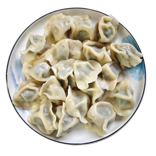 韭菜鸡蛋水饺素饺子素三鲜手工水饺茴香西葫芦鸡蛋速食速冻水饺