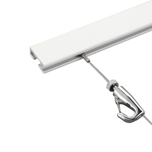 免打孔隐形式挂画轨道条挂画器钢丝绳家用挂画线画廊画展画室挂画