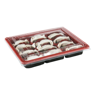 一次性饺子盒多格生熟水饺打包盒食品级加厚盖子馄饨盒速冻托盘盒