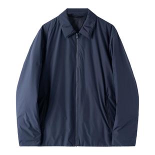 JSSD HOMME 秋冬新款翻领羽绒服男士通勤商务白鹅绒羽绒外套男款