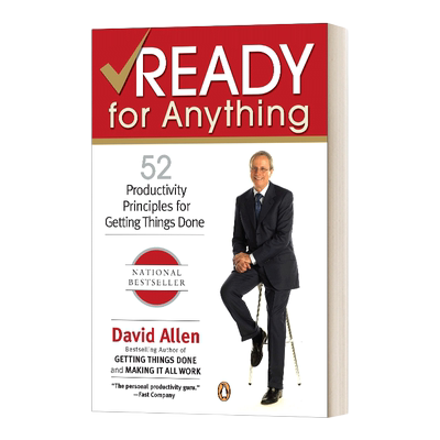 英文原版 Ready For Anything 搞定2 提升工作与生活效率的52项原则 英文版 进口英语原版书籍
