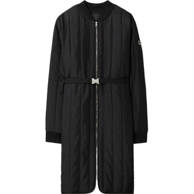 【限时礼遇】TORY BURCH 汤丽柏琦 中长款绗缝束腰拉链外套172562