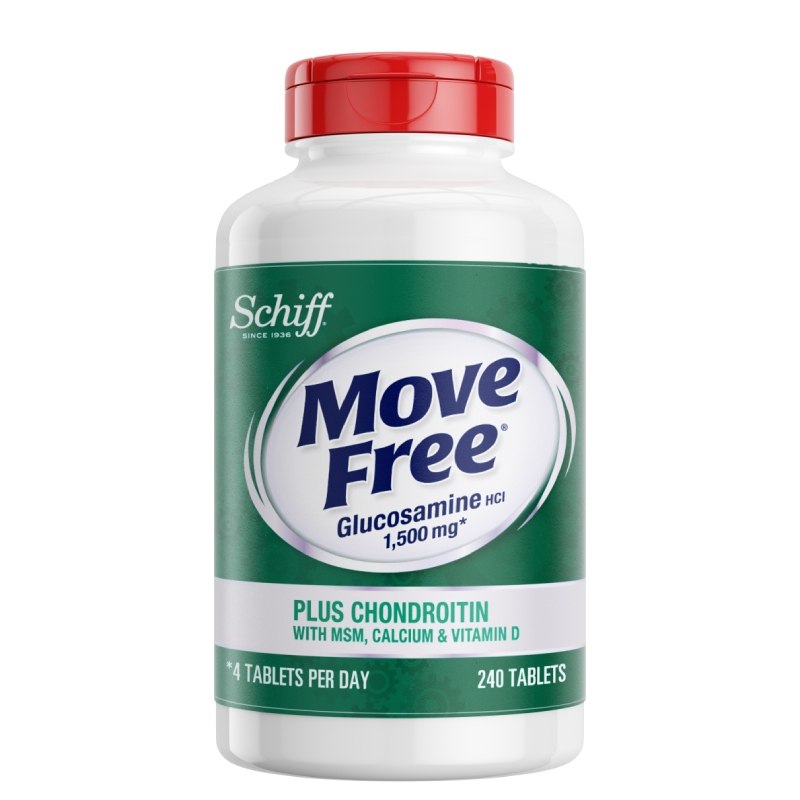 益节MoveFree氨糖钙片维骨力高钙软骨素中老年美国原装官旗240粒