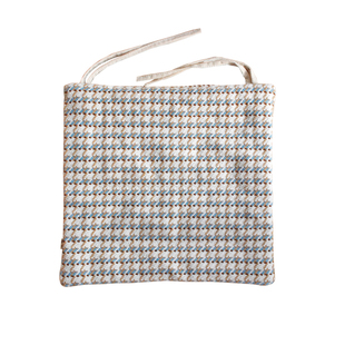 棉线加厚坐垫学生宿舍透气屁垫办公室久坐椅子垫千鸟格餐椅椅垫子