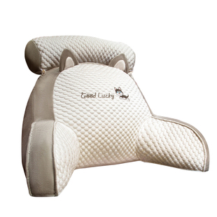 床头看手机靠垫2025新款懒人靠枕床头护颈护腰夏季冰豆豆腰靠背枕