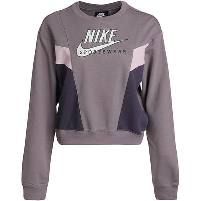 Nike/耐克正品女子撞色圆领休闲运动卫衣套头衫 CZ8599-531