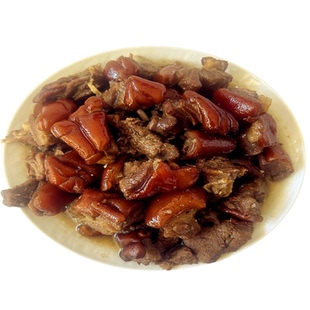 广西玉林白娟品牌红烧脆皮五香味羊肉熟食火锅下酒菜私房菜500克