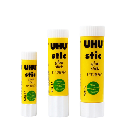 德国UHU固体胶棒21克高粘度学生用便携儿童DIY手工财务办公满包邮