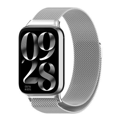 适用于小米手环9pro表带红米手表5表带米兰尼斯磁吸表带redmi watch4腕带小米手环8pro手链智能运动男女透气