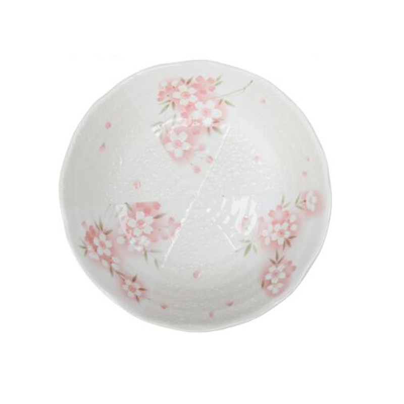 日本进口美浓烧日式樱花家用餐具