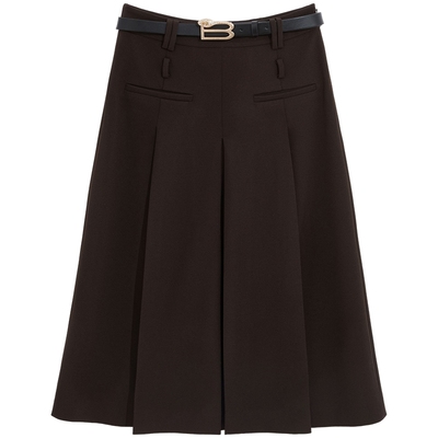 bebe春季新款长款A字半身裙