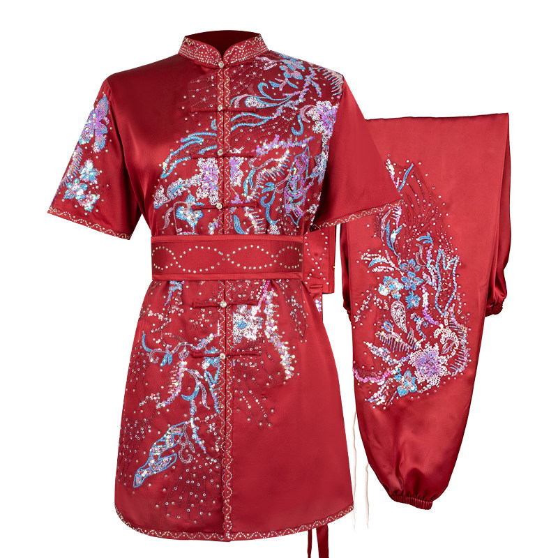 大业亨通长拳武术竞赛表演服装女
