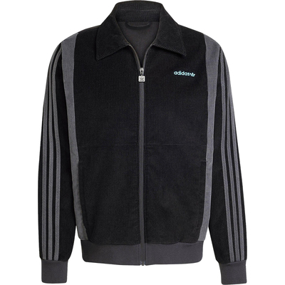 Adidas/阿迪达斯正品三叶草男士日常翻领拼接运动休闲卫衣JX3085