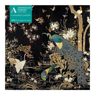 【现货】拼图1000片阿什莫林博物馆 孔雀悬挂刺绣英文文创拼图进口原版图书【1000-piece Jigsaw Puzzles】Ashmolean Museum: Embr