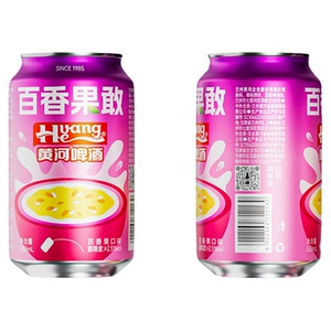 黄河啤酒果味啤酒330ml罐装整箱