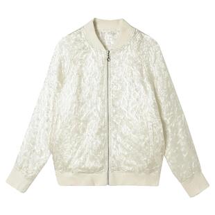 奥莱专柜撤柜正品 深圳南油NY秋装新款 时尚光泽感上衣长袖外套女