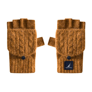 【绞花花纱】NAUTICA童装男童女童翻盖手套秋冬季儿童五指骑行