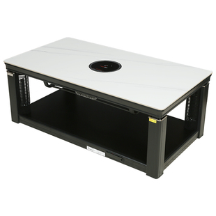 富炬电暖桌智能升降茶几餐桌一体客厅长方形电暖气取暖家用烤火桌