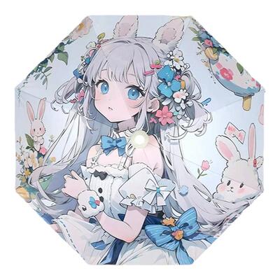 儿童雨伞男孩学生幼儿园宝宝小朋友孩子上学专用女男童大加固长柄