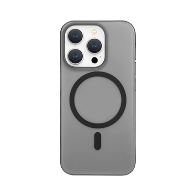 CLS简约超薄透明磨砂磁吸手机壳