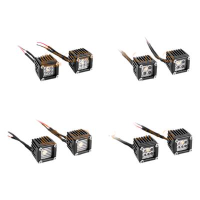 GRC 1/10仿真攀爬车射灯 保险杠越野方形探照灯大灯 SCX10 G157C