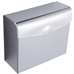 不锈钢防水厕所纸巾盒卫生间草纸盒纸巾架放厕纸壁挂式免打孔包邮