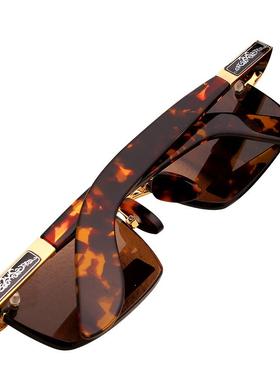 天然水晶石头眼镜养眼无框切边