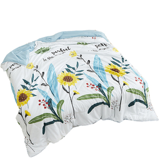 开业店庆结婚回礼奖品水洗全棉夏凉被子带包装活动赠品空调被送礼