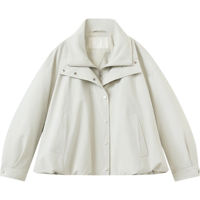 播商场同款休闲简约假两件羽绒服短款女25秋冬新款BDS4RD3916