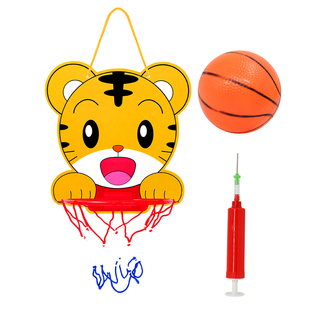 宝宝儿童玩具小孩篮球架幼儿户外投篮挂式家用迷你室内可升降球框