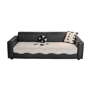 高端沙发垫盖布四季通用高级感异形皮沙发巾罩雪尼尔防滑2026新款