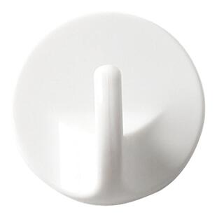 白色袖珍浴室挂钩厨房收纳免打孔置物粘钩无痕壁挂迷你黏胶小挂钩