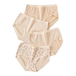 顶呱呱顶瓜瓜官方旗舰店彩棉内裤女2025新款中高腰纯棉女士三角裤