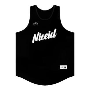 NICEID NICE潮流篮球训练球衣实战透气运动百搭背心宽松坎肩无袖