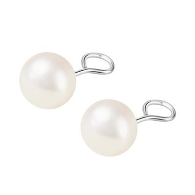 999纯银天然珍珠耳钉女