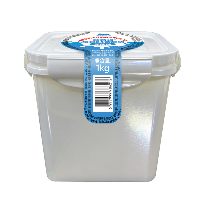 无蔗糖酸奶大桶装原味发酵1kg