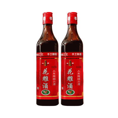 塔牌三年瓶装特制手工加饭黄酒