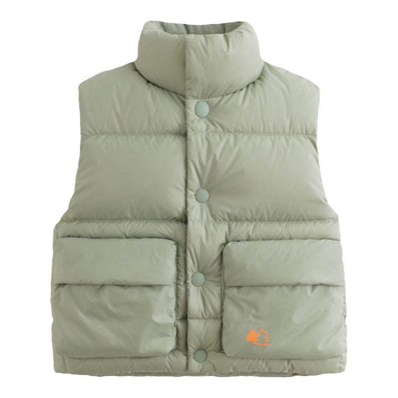 [三防]马克珍妮男童山系户外超轻加厚羽绒服马甲2025年冬装231516