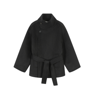 KSXN 廓形毛呢大衣女冬季简约高级感羊毛呢子外套